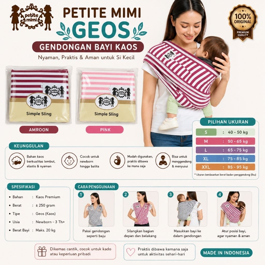 PETITE MIMI GEOS INSTAN SLING