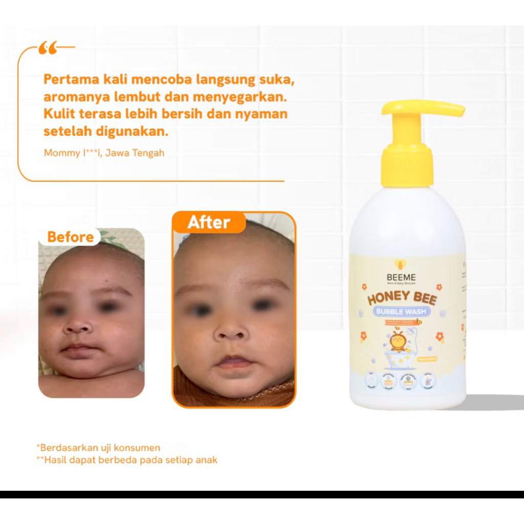 Beeme Honey Bee Bubble Wash 250ml