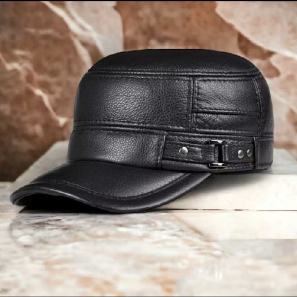 topi kulit pria model /komando ring komando pria pling elegan