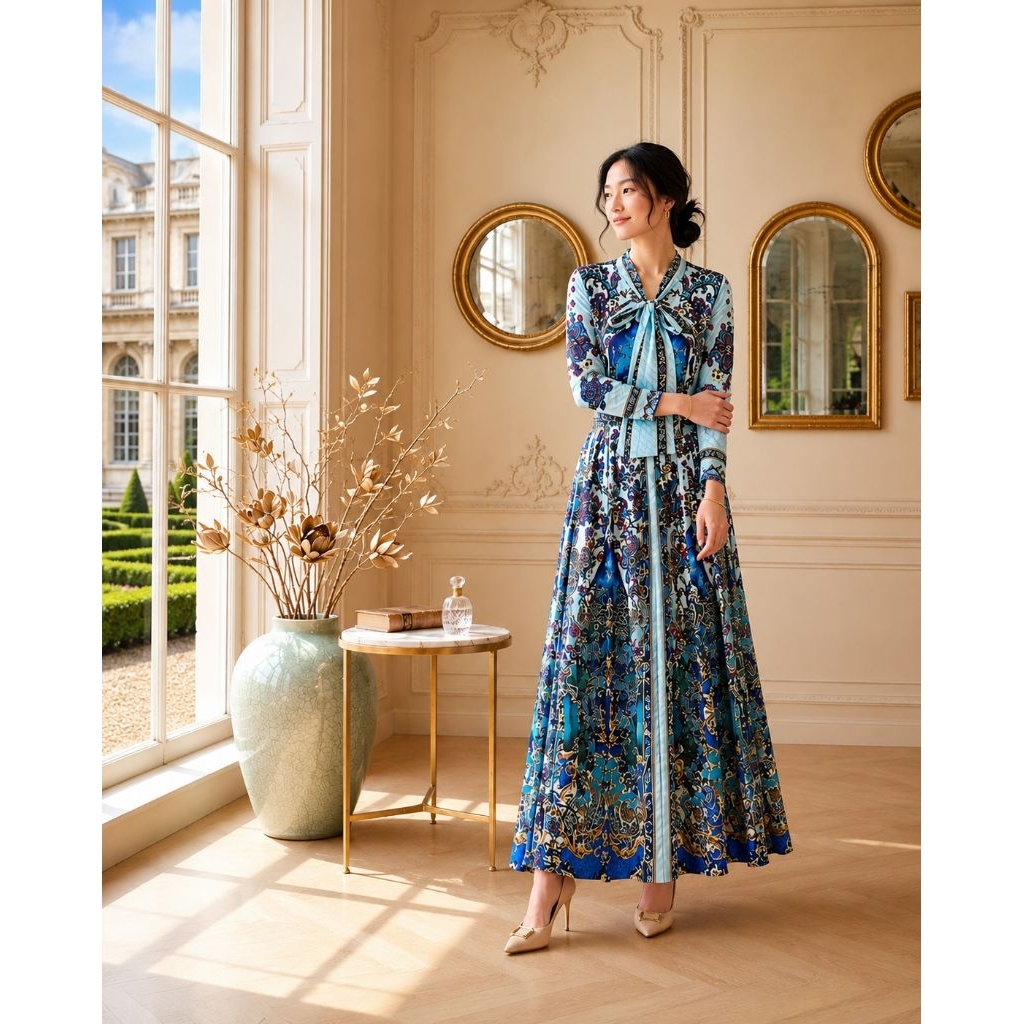 Maxi Dress Semi Batik