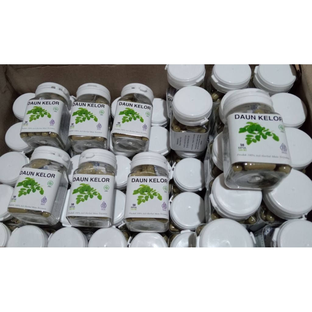 Kapsul Daun Kelor Original isi 50 pcs