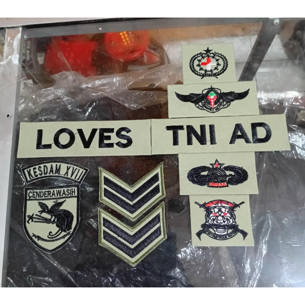 BAJU PDH DAN SET PANGKAT