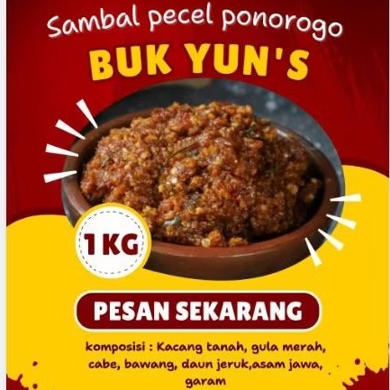sambel pecel ponorogo