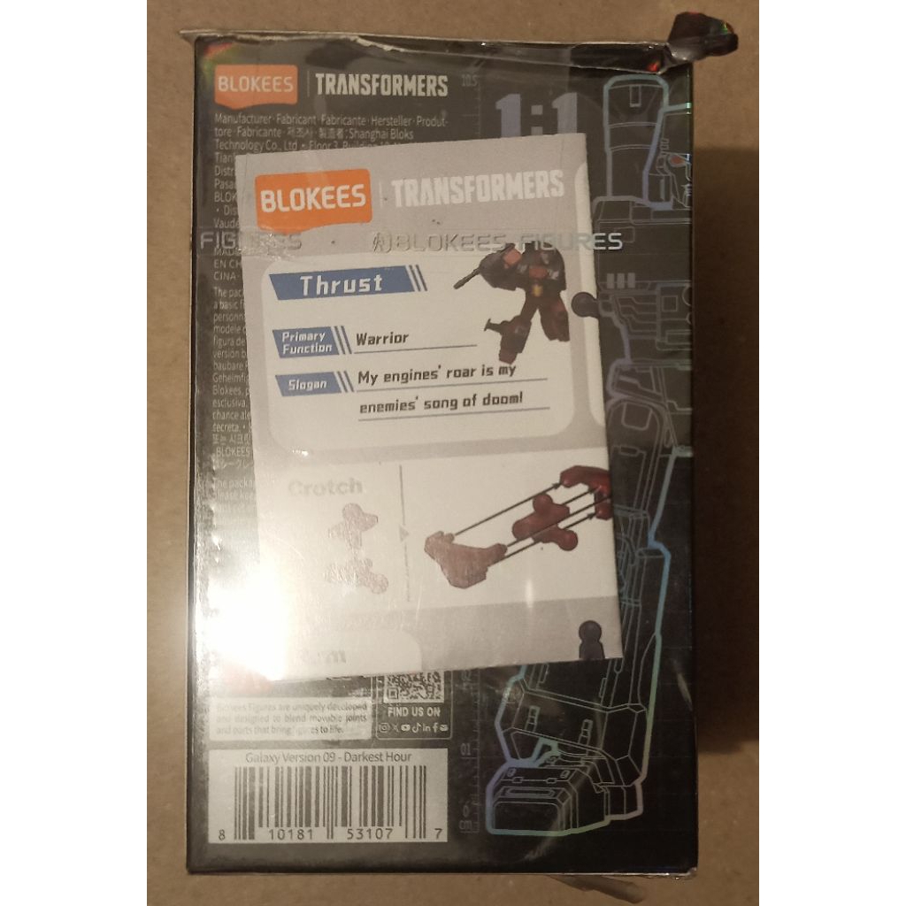 Blokees (Buluke) Transformers Galaxy Version 09 (GV09) - Thrust (BACA DESKRIPSI)