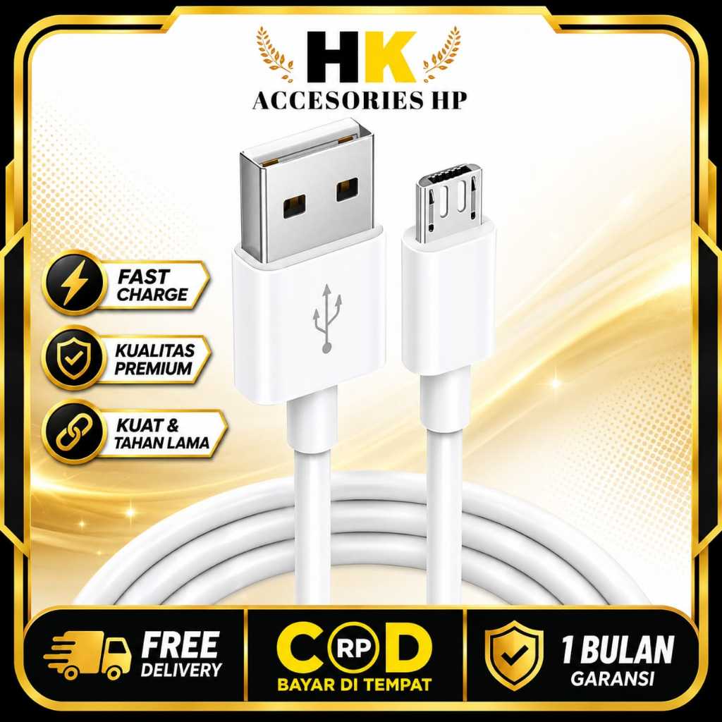 Kabel Data USB Micro Fast Charger Data Cable Fast Charging Universal