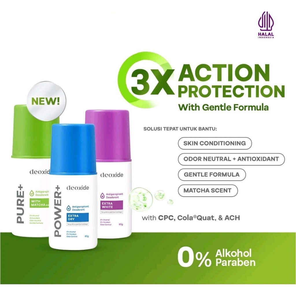 DEOXIDE Deodorant Extra - 60ml