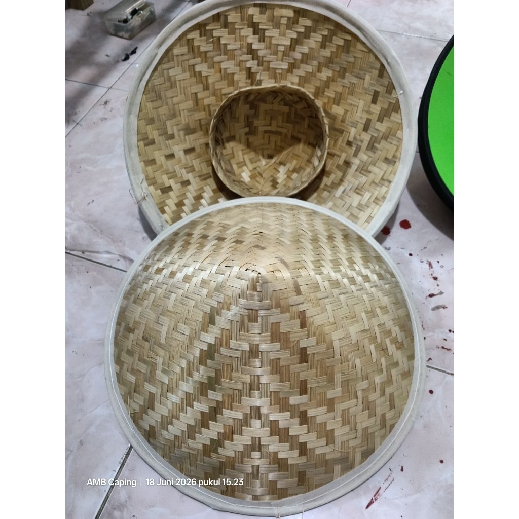 Caping Bambu murah free kopyah