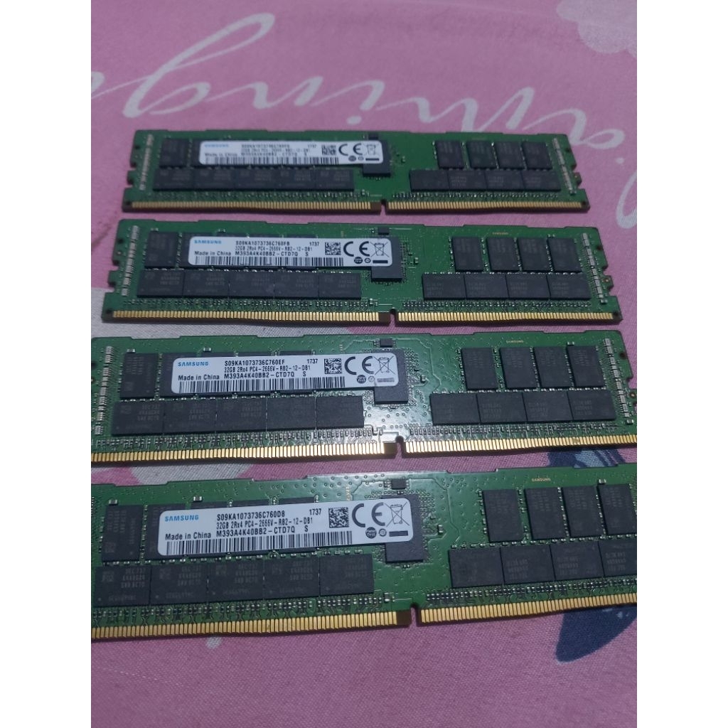 RAM  Server 32GB  DDR4 ECC Registered (RDIMM) Samsung