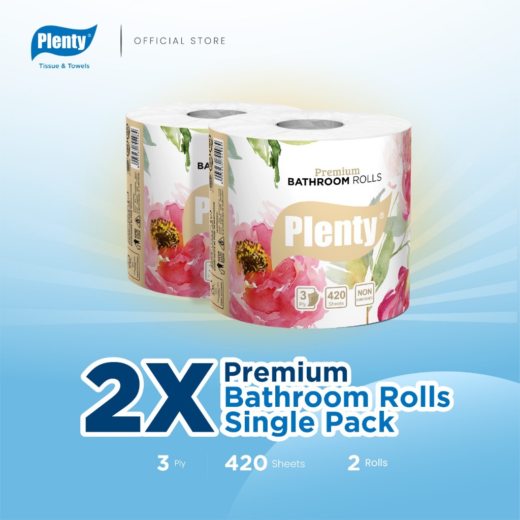 Plenty® Bathroom Tissue Premium Roll Single Pack