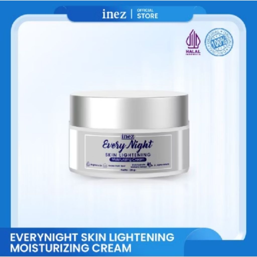 Inez evernight skin lightening moisturizer cream