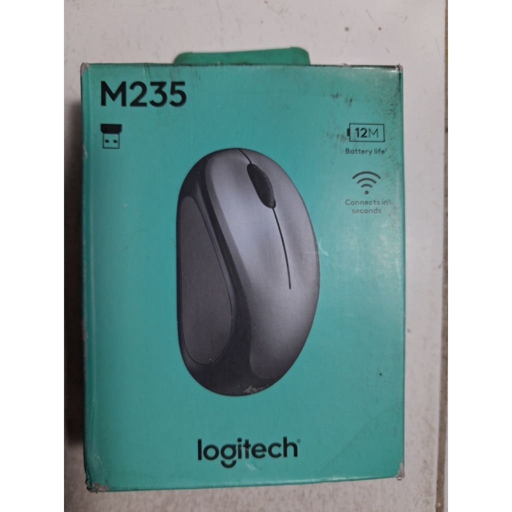 LOGITECH MOUSE WIRELESS M-235 (BLACK) NO GARANSI