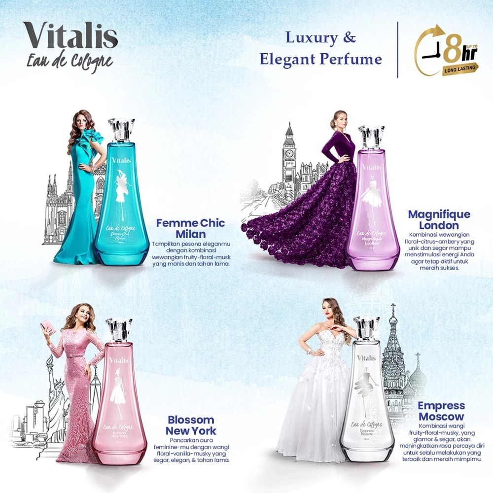VITALIS Eau De Cologne 100 ML