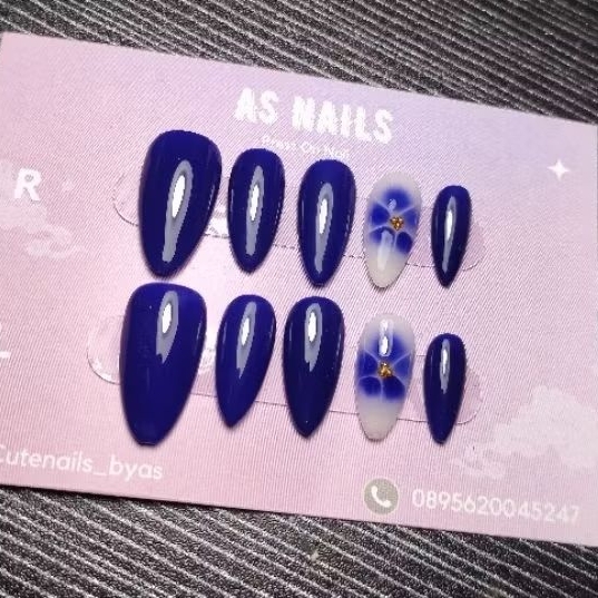 Premium Press On | Flowers Nails