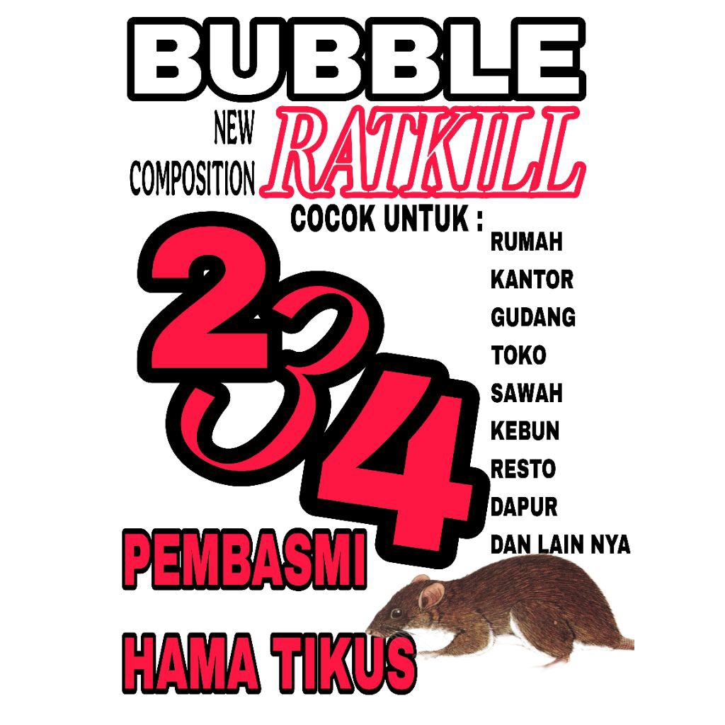 BUBBLE RATKILL 234