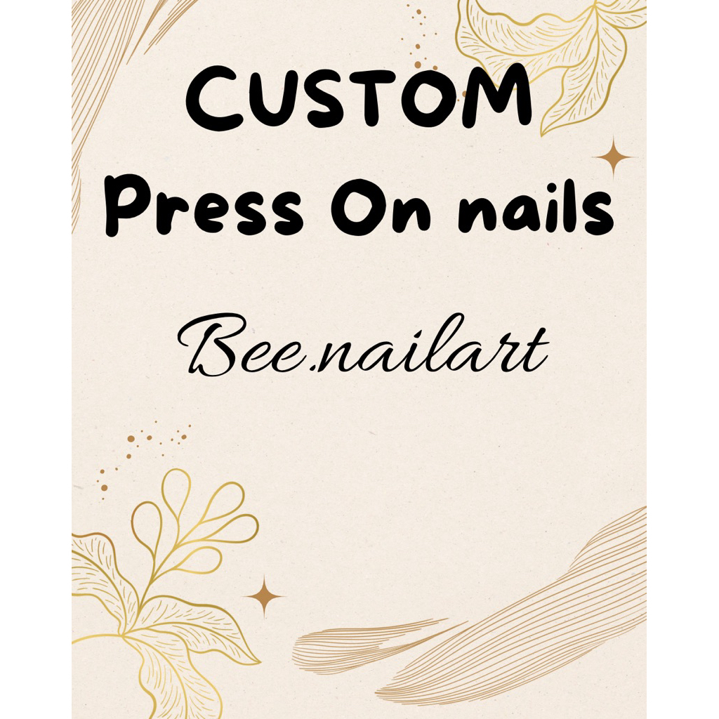 CUSTOM PRESS ON ATISY