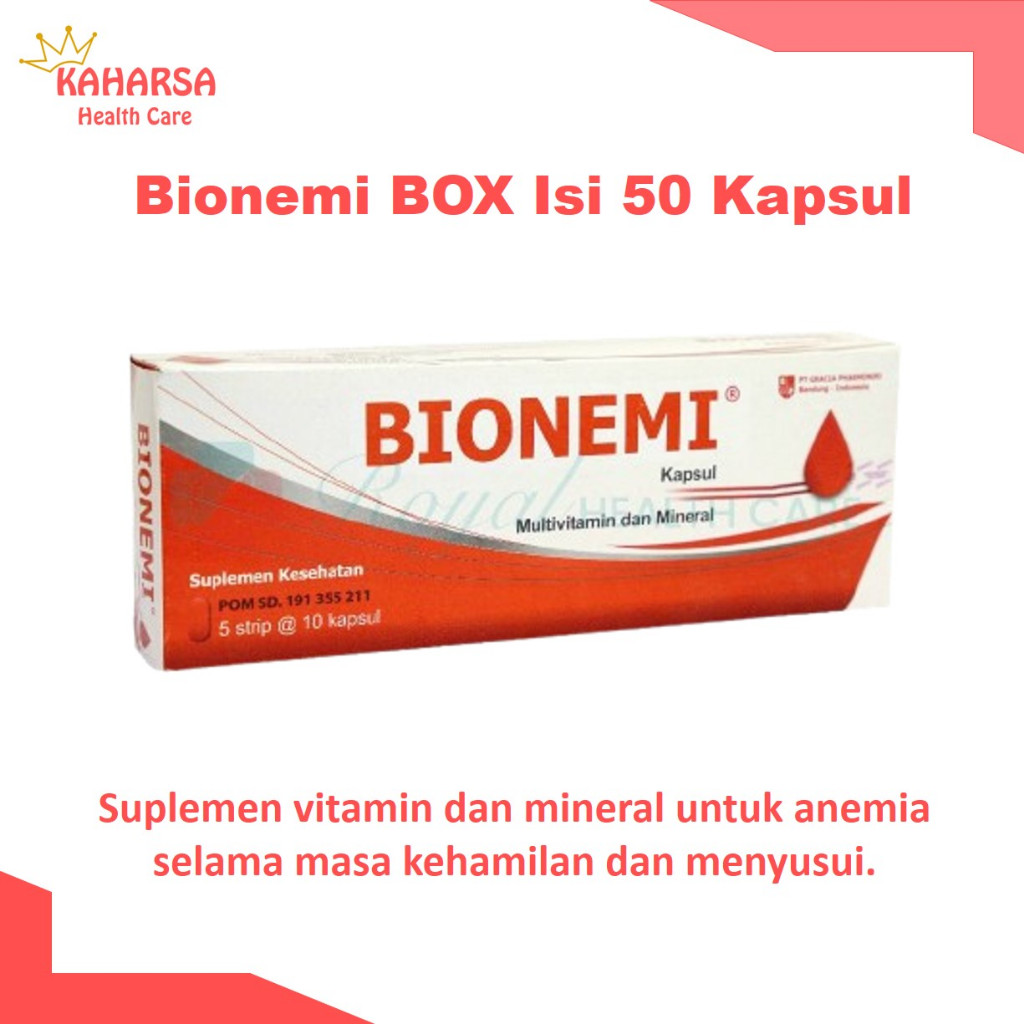 Bionemi BOX Isi 50 Kapsul