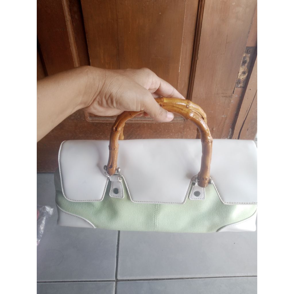 hanbag vintege cellini bambo
