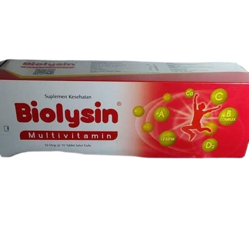 BIOLYSIN TAB ( 1 STRIP = 10 TAB)