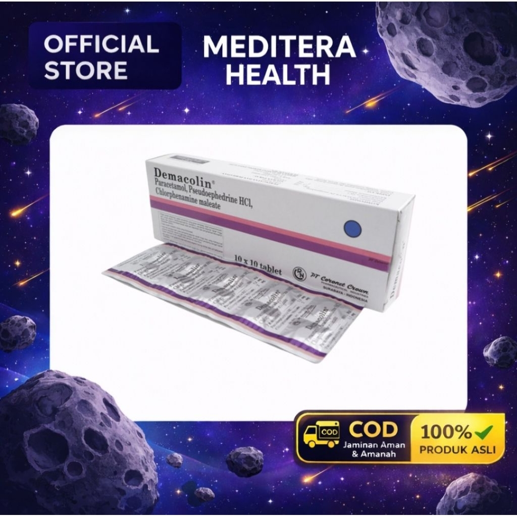 DEMACOLIN BOX @10  STRIP @ 100 TABLET