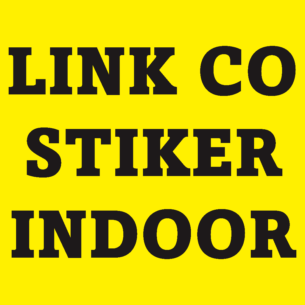 LINK CHECKOUT STIKER INDOOR METERAN