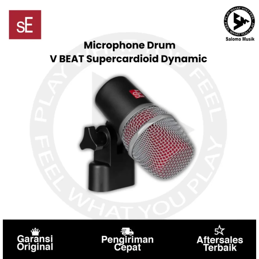 Microphone Drum SE Electronic V BEAT Supercardioid Dynamic