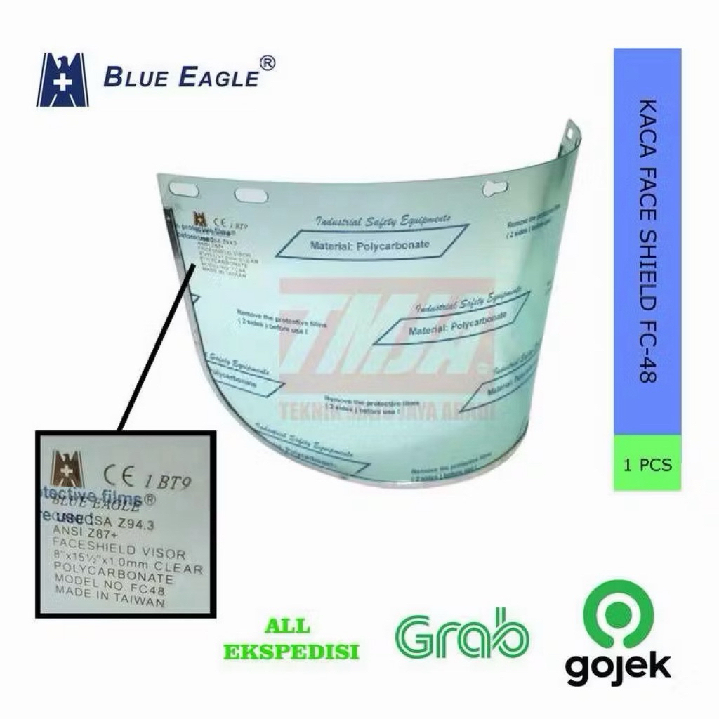 FACESHIELD FC48 VISOR BRACKET A2 BLUE EAGLE ORIGINAL