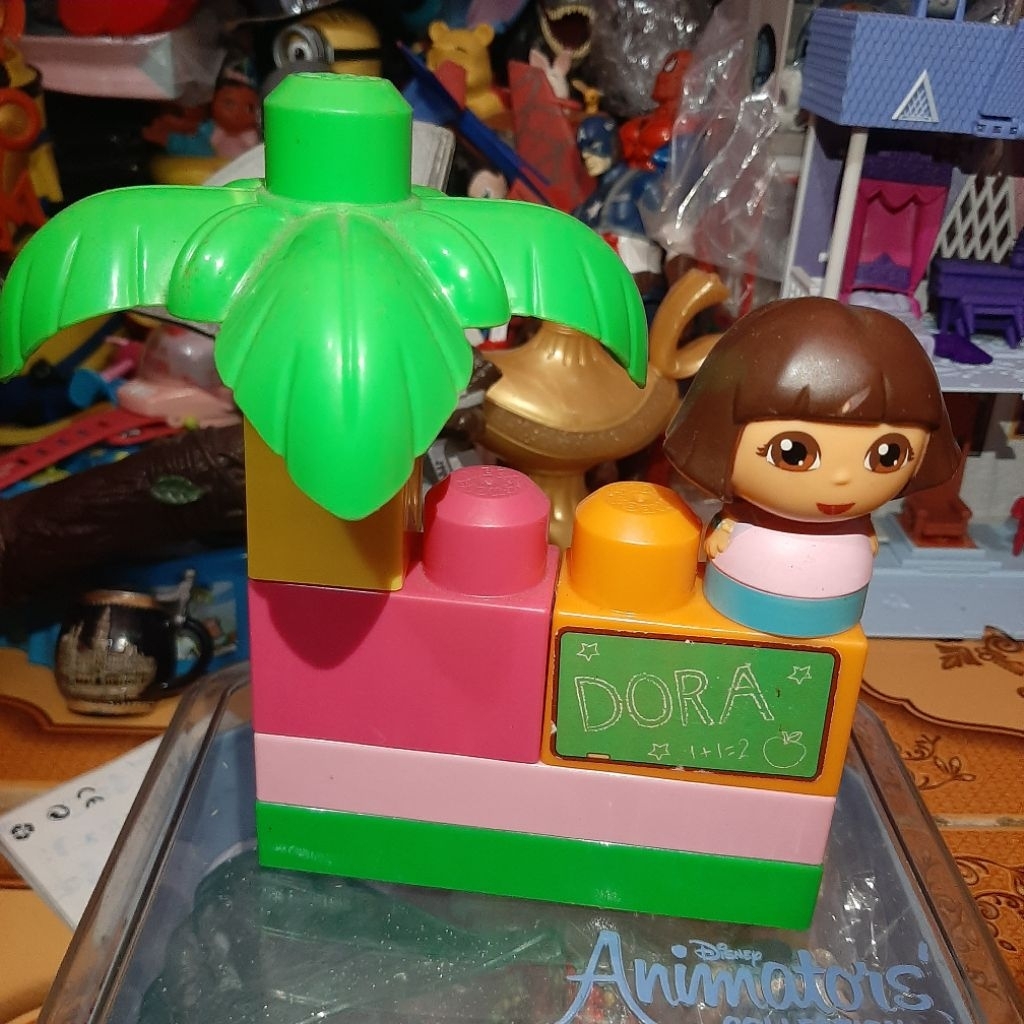 mainan balok mega bloks dora