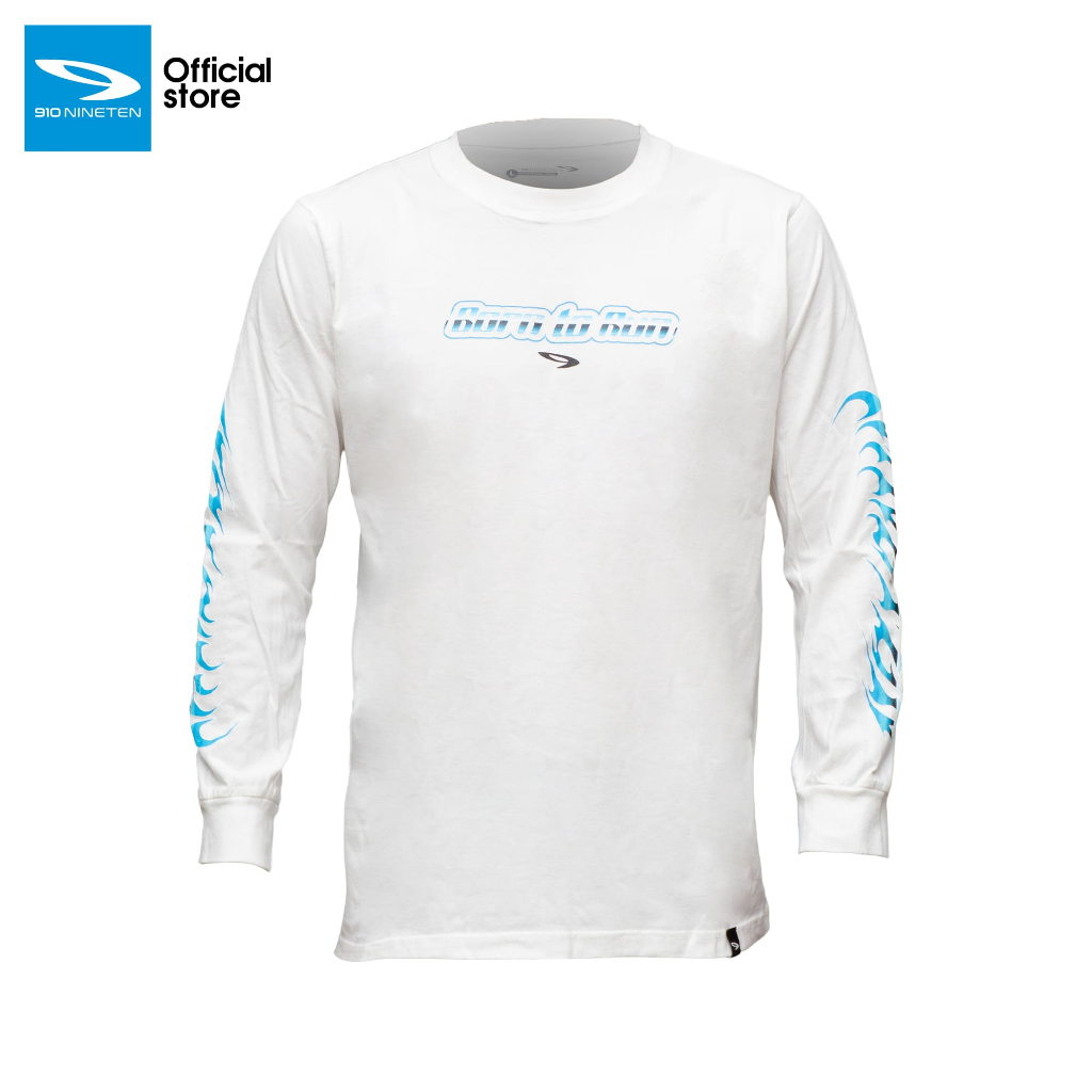 910 Nineten LONGSLEEVE TEE - WHITE