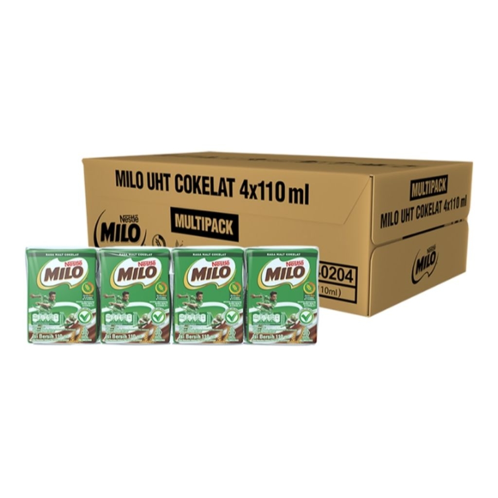 Milo UHT Activ-Go Cokelat 110 ml 36pcs  - Karton