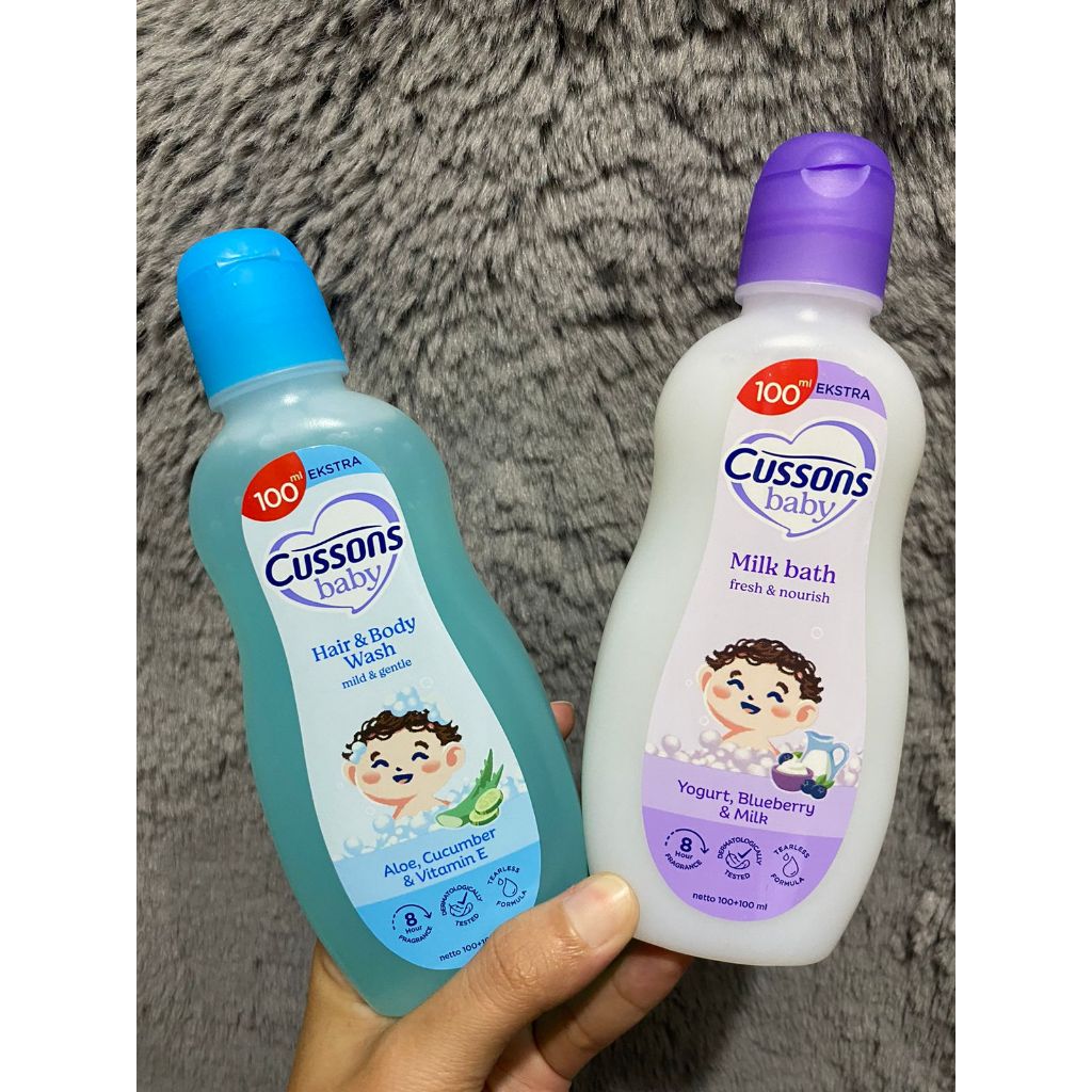 Cussons Baby Milk Bath Extra 100% 100ml + 100ml