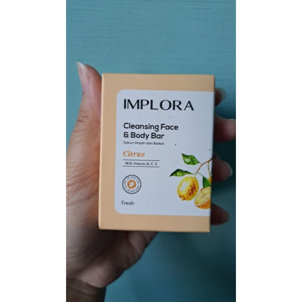 [ Baru ] Implora Cleansing Face & Body Bar