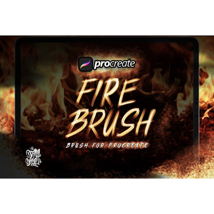 Fire Brush Procreate