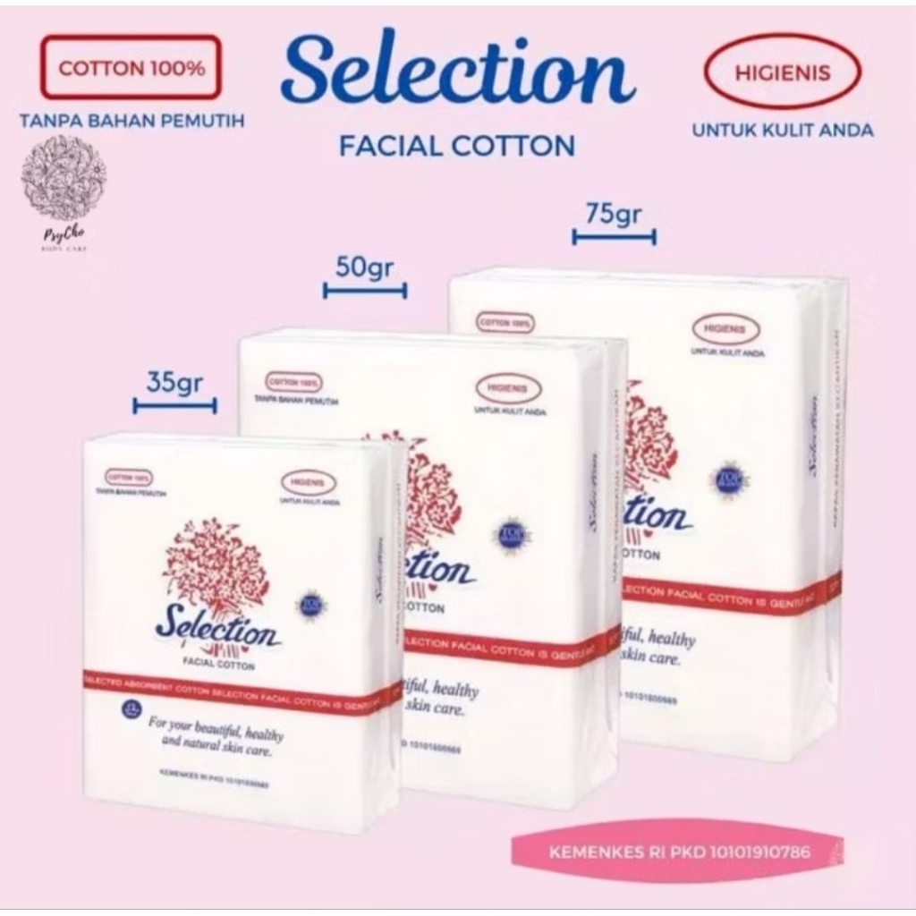 kapas selection 35gr, 50gr, 75 gr