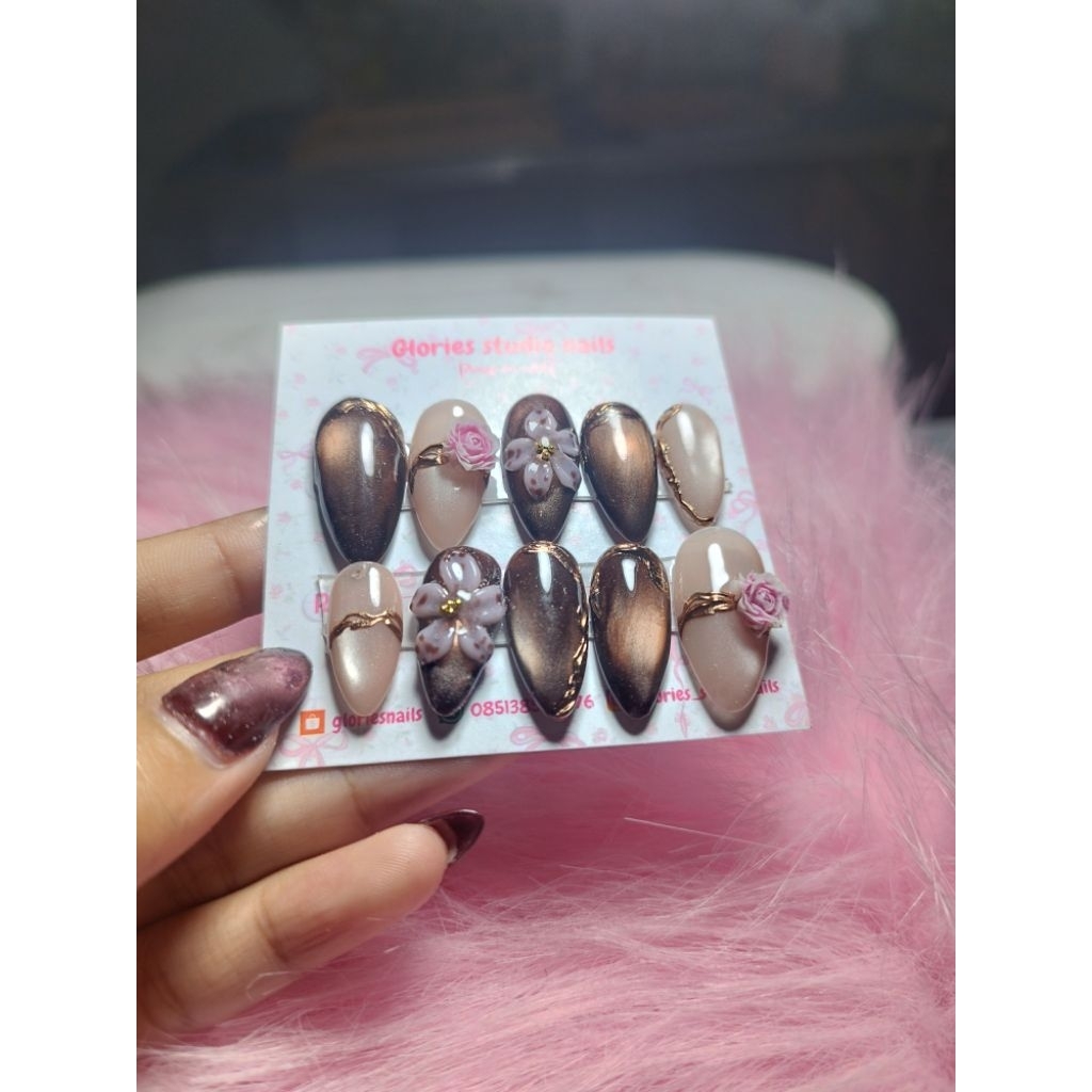 press on nails ready ukuran s