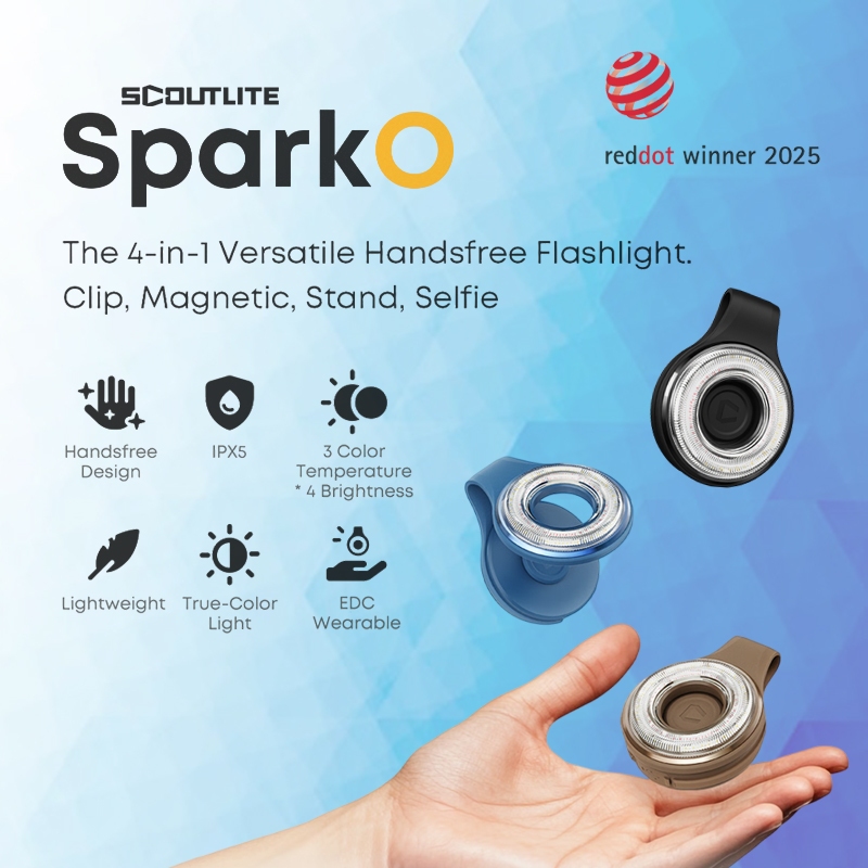 Scoutlite SparkO Versatile Handsfree Flashlight