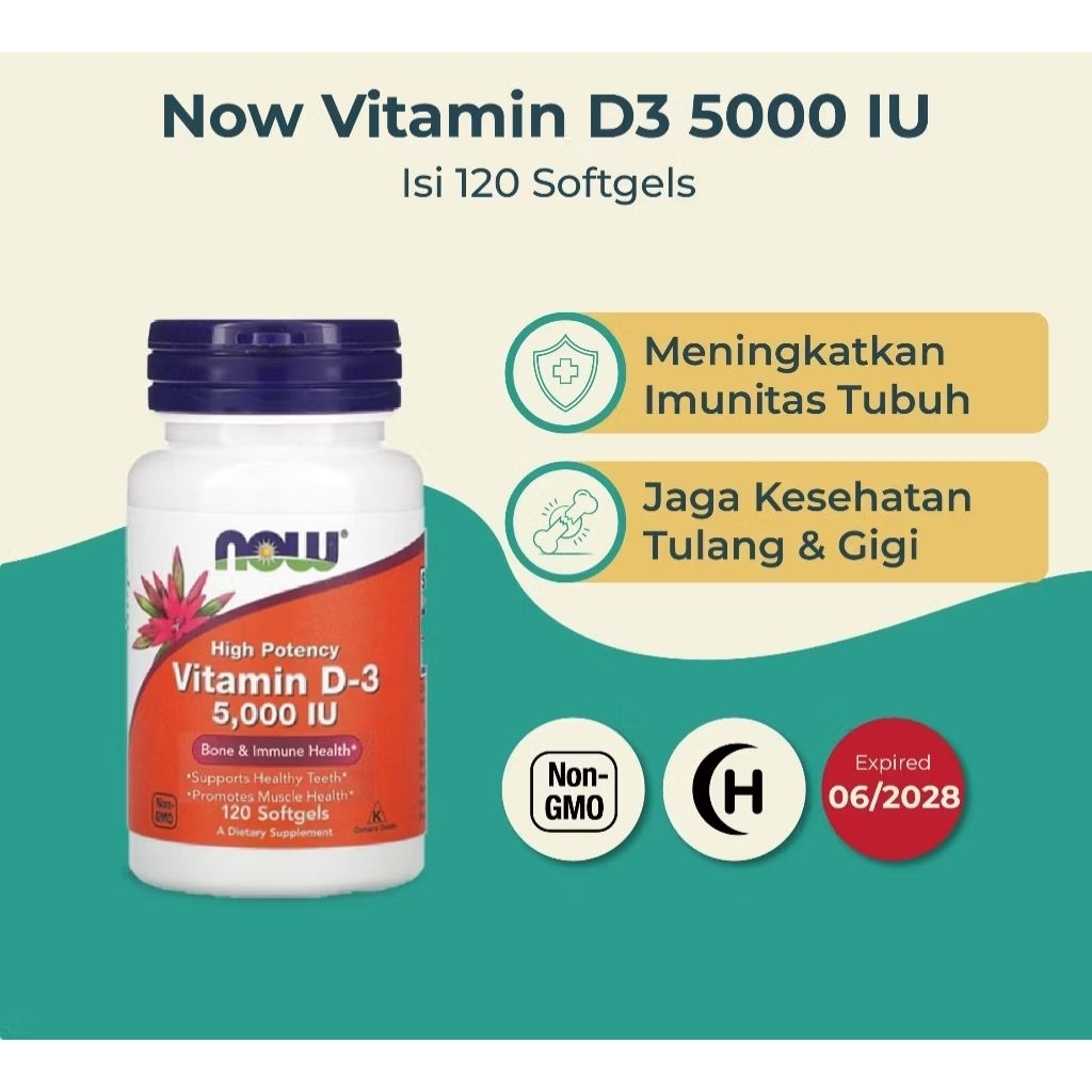Now Vitamin D3 5000 iu (pl)