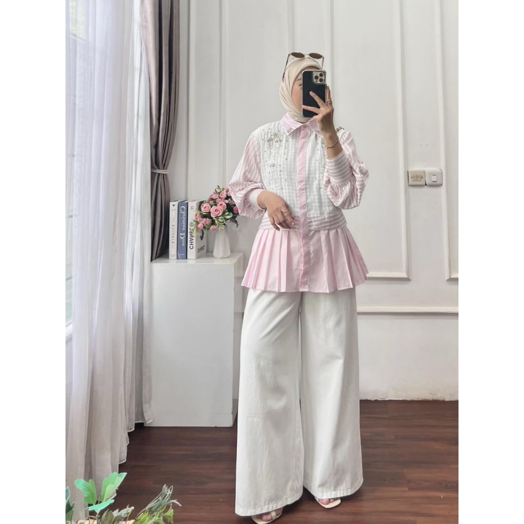 danira blouse pink