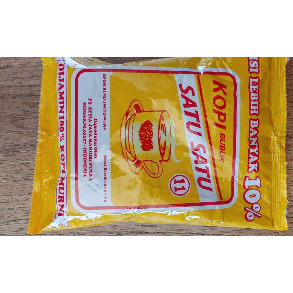 Kopi Bubuk Satu Satu 66gr