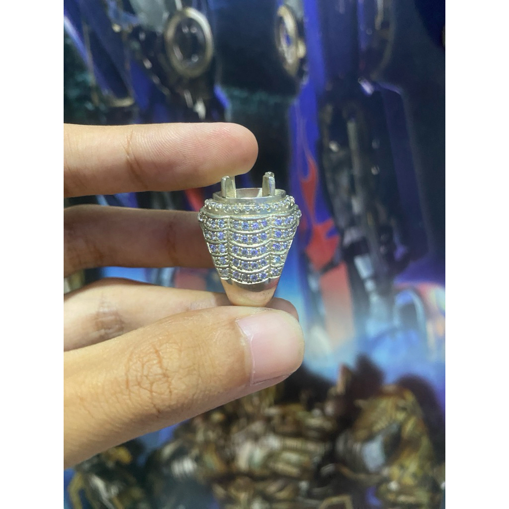 Ring Perak AidenzSilver Model Full tabur