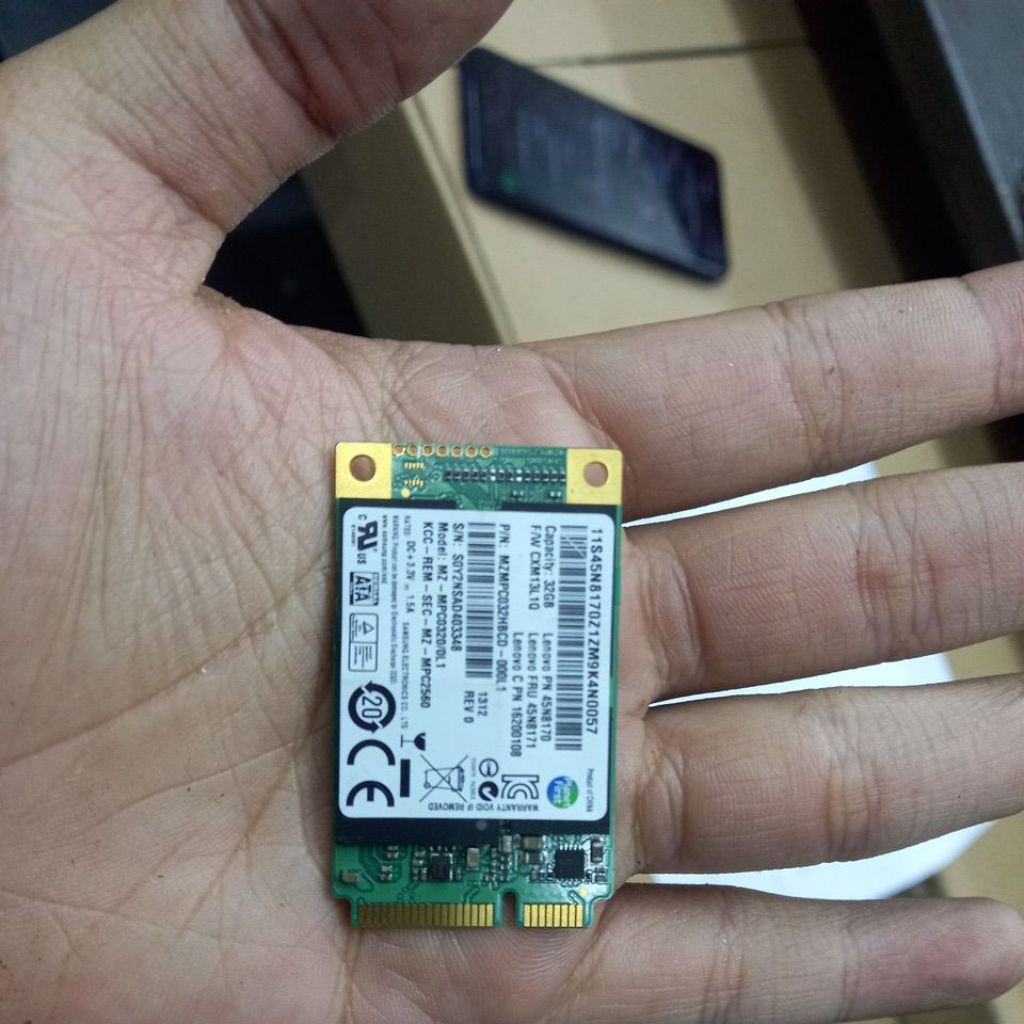 M.Sata Ukuran 32gb