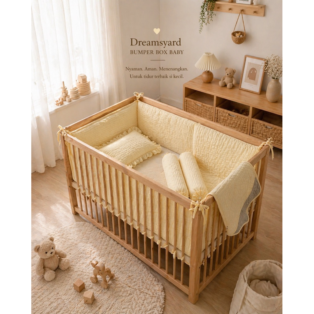 Set Bumper bayi Quilt