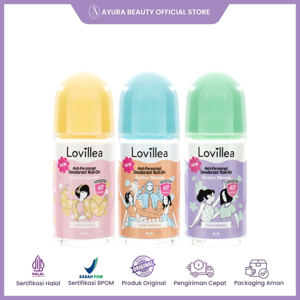 Lovillea Deodorant Roll On 50 ml