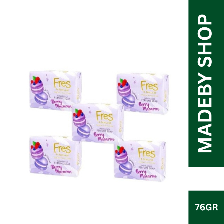 Fres & Natural Soap Berry Macaron 76Gr