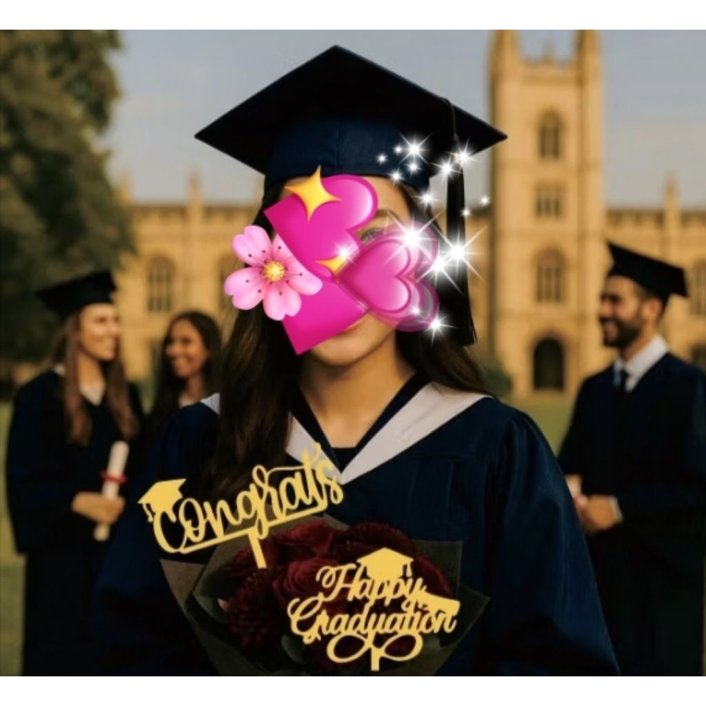 Cake topper Graduation grad wisuda