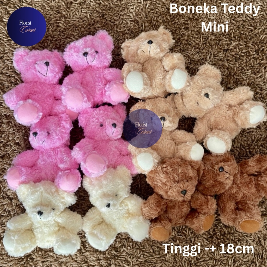 Boneka Teddy Bear Mini Lembut