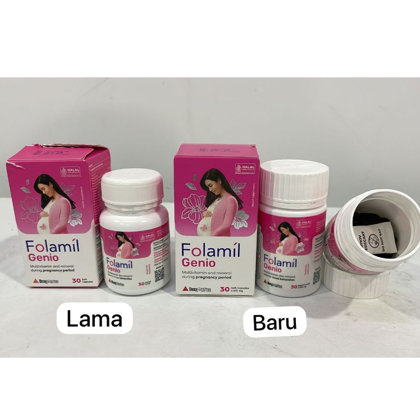 Folamil Genio Botol, 30 Kapsul