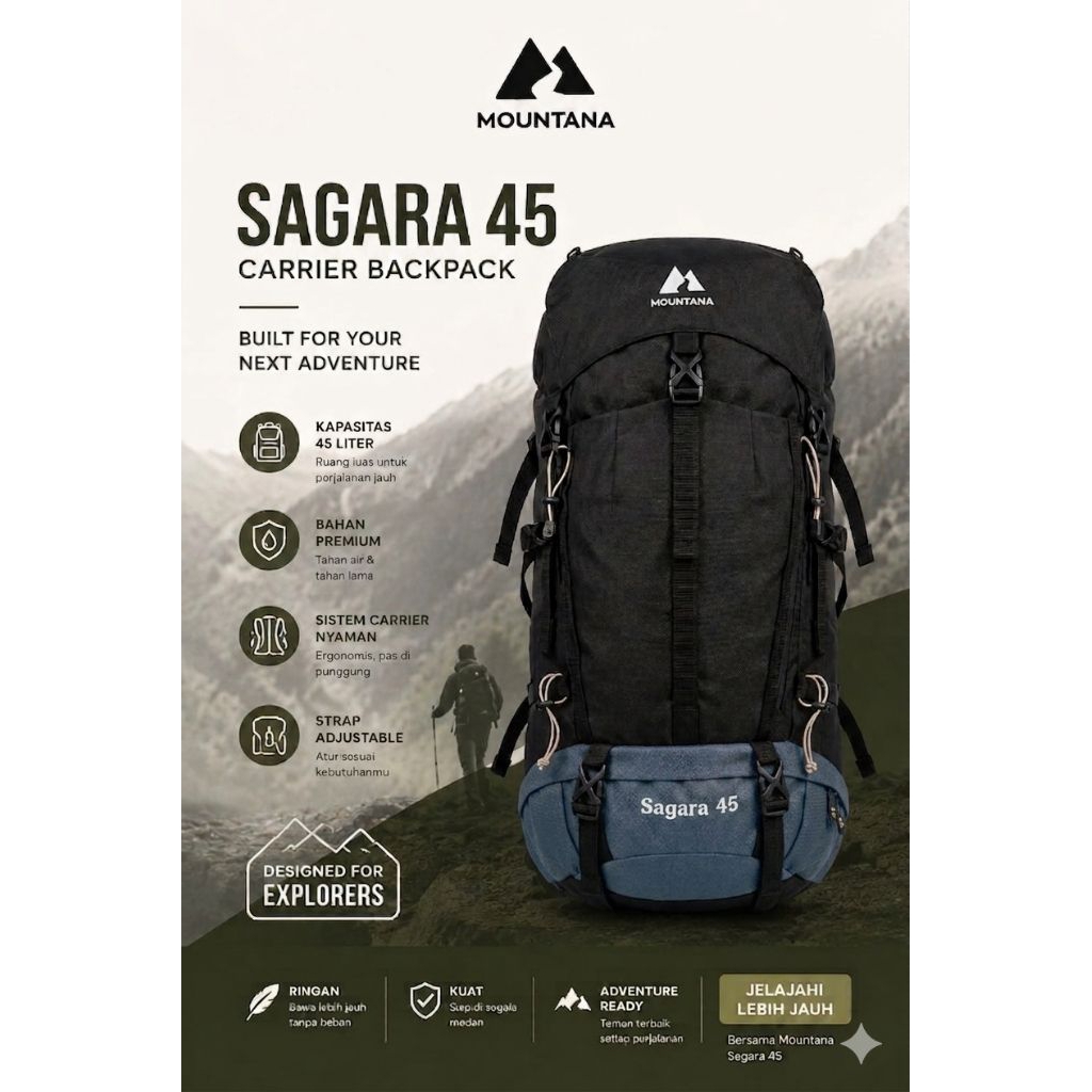 Cariel Mountana Sagara 45 L