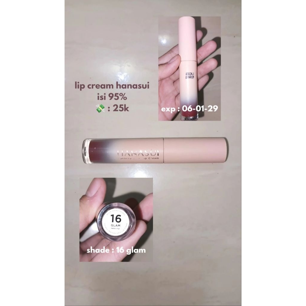 preloved lip cream hanasui