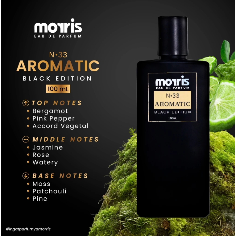 Morris Eau De Parfum Black Edition 100ml Aromatic