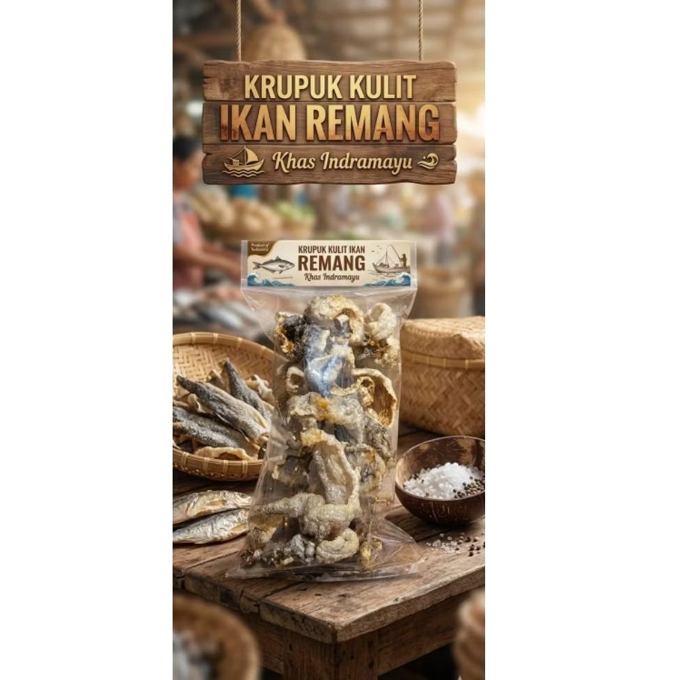 KRUPUK KULIT IKAN REMANG